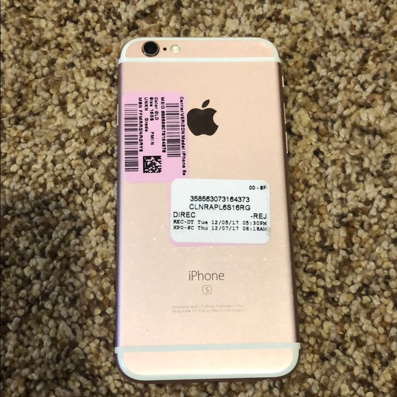Verizon iPhone 6s 16gb Rose Gold - Picture 2 of 2